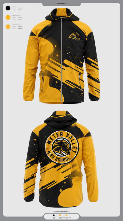 Metea Valley High School Cheer 96396999 Windbreaker - 1