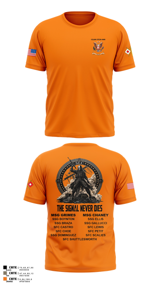 Old School Cotton Feel Shirt, Senior Leaders Course FY26-009, Army, Teamtime, Team time, sublimation, custom sports apparel, team uniforms, spirit wear, spiritwear, sports uniforms, custom shirts, team store, custom team store, fundraiser sports, apparel fundraiser