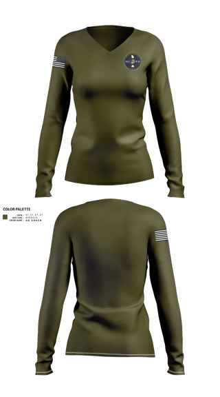 Womens Long Sleeve Vneck Shirt, MCPD Albany, , Teamtime, Team time, sublimation, custom sports apparel, team uniforms, spirit wear, spiritwear, sports uniforms, custom shirts, team store, custom team store, fundraiser sports, apparel fundraiser