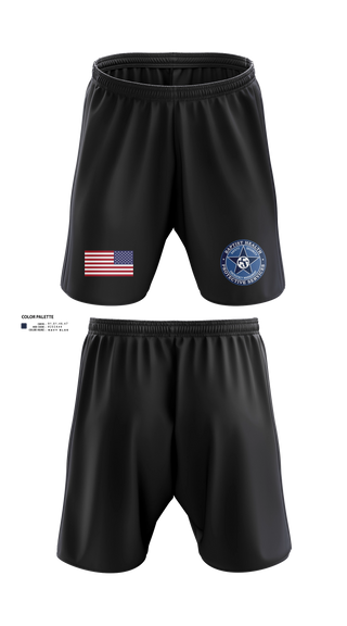 Athletic Shorts With Pockets, Baptist Health Protective Services, Police, Teamtime, Team time, sublimation, custom sports apparel, team uniforms, spirit wear, spiritwear, sports uniforms, custom shirts, team store, custom team store, fundraiser sports, apparel fundraiser