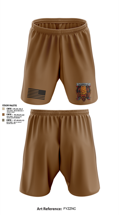 Aviation ordnance 24365725 Athletic Shorts With Pockets - 2