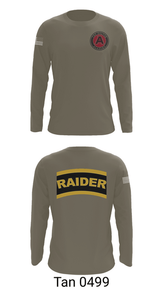 Long Sleeve Performance Shirt, Dalton Jrotc, Army, Teamtime, Team time, sublimation, custom sports apparel, team uniforms, spirit wear, spiritwear, sports uniforms, custom shirts, team store, custom team store, fundraiser sports, apparel fundraiser