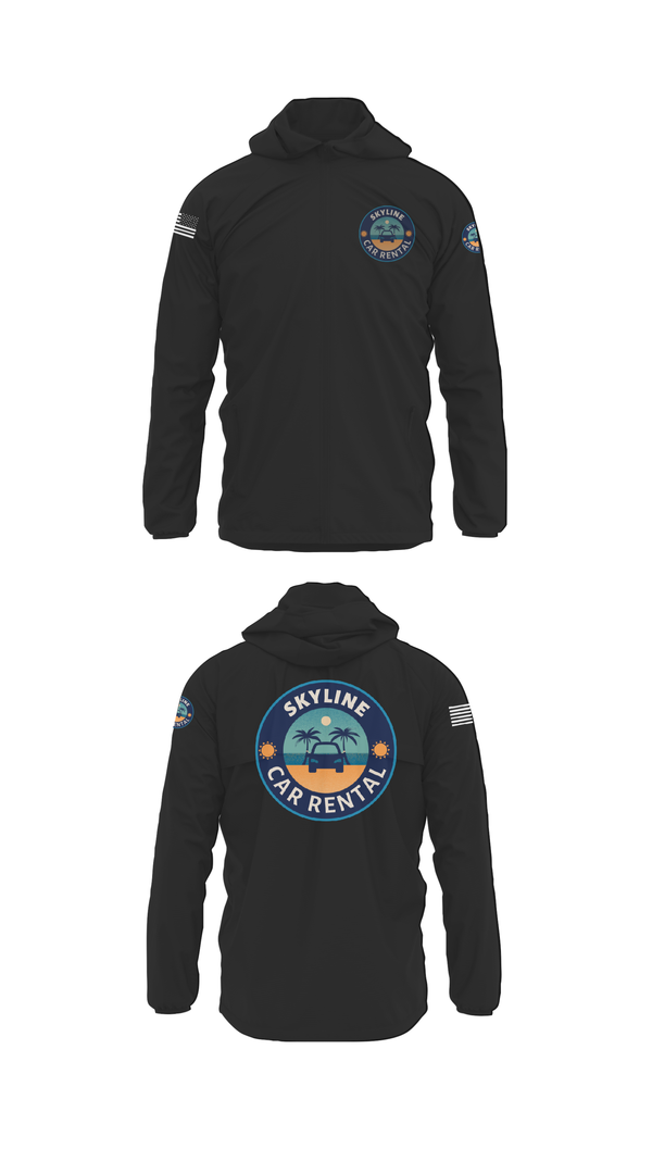 Windbreaker, Skyline Car Rental, Men's Basketball, Teamtime, Team time, sublimation, custom sports apparel, team uniforms, spirit wear, spiritwear, sports uniforms, custom shirts, team store, custom team store, fundraiser sports, apparel fundraiser