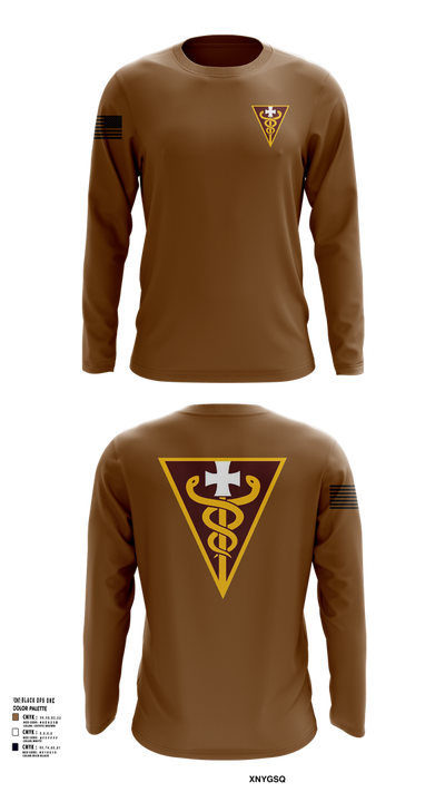 3D THEATER MEDICAL COMMAND 14799833 Long Sleeve Performance Shirt 101