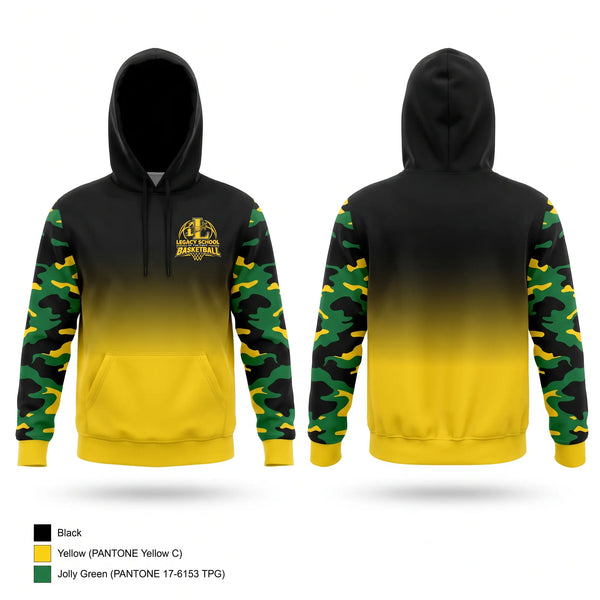 Hoodie, Legacy School of the Arts, Men's Basketball, Teamtime, Team time, sublimation, custom sports apparel, team uniforms, spirit wear, spiritwear, sports uniforms, custom shirts, team store, custom team store, fundraiser sports, apparel fundraiser