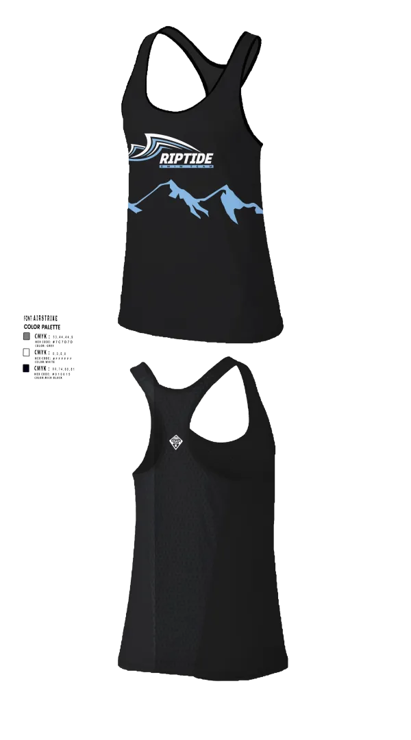 Womens Track Singlet, Riptide Swim Team, Swimming, Teamtime, Team time, sublimation, custom sports apparel, team uniforms, spirit wear, spiritwear, sports uniforms, custom shirts, team store, custom team store, fundraiser sports, apparel fundraiser