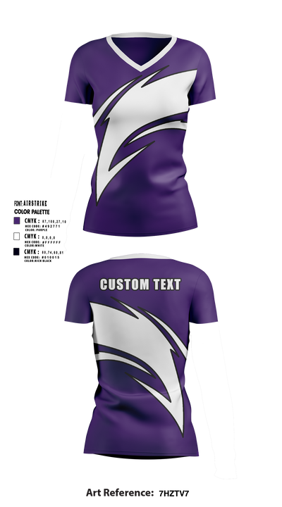LWHS Kangs Band Women's Short Sleeve V-neck Shirt - 5