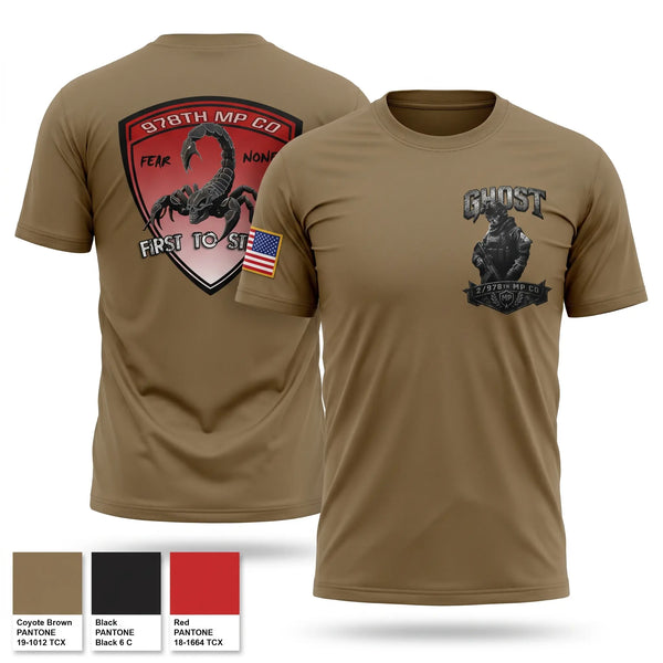 Old School Cotton Feel Shirt, 2nd Platoon 978th MP Co, Army, Teamtime, Team time, sublimation, custom sports apparel, team uniforms, spirit wear, spiritwear, sports uniforms, custom shirts, team store, custom team store, fundraiser sports, apparel fundraiser