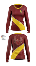 Renaissance High School 65536937 Women's Long Sleeve V-neck Shirt - 3
