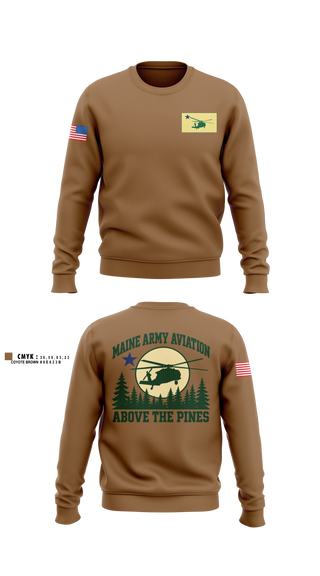 Crew Neck Sweatshirt, Moxie Medevac G Co 3/126th, National Guard, Teamtime, Team time, sublimation, custom sports apparel, team uniforms, spirit wear, spiritwear, sports uniforms, custom shirts, team store, custom team store, fundraiser sports, apparel fundraiser