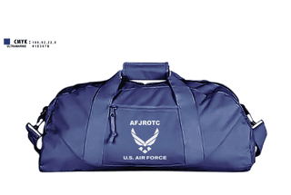 Duffle Bag, WBHS AFJROTC, Air Force, Teamtime, Team time, sublimation, custom sports apparel, team uniforms, spirit wear, spiritwear, sports uniforms, custom shirts, team store, custom team store, fundraiser sports, apparel fundraiser