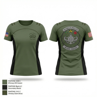 Womens Short Sleeve Vneck Shirt, Mobile Police EOD Unit, Police, Teamtime, Team time, sublimation, custom sports apparel, team uniforms, spirit wear, spiritwear, sports uniforms, custom shirts, team store, custom team store, fundraiser sports, apparel fundraiser