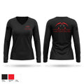 Cronos Battery, 1-22 FA Women's Long Sleeve V-neck Shirt - 1