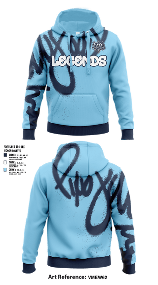 Hoodie, Fort Dodge Legends, Baseball, Teamtime, Team time, sublimation, custom sports apparel, team uniforms, spirit wear, spiritwear, sports uniforms, custom shirts, team store, custom team store, fundraiser sports, apparel fundraiser