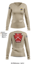 A co 1/109 75312716 Women's Long Sleeve V-neck Shirt - 4