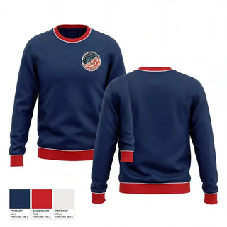 Crew Neck Sweatshirt, KCD Freedom, Baseball, Teamtime, Team time, sublimation, custom sports apparel, team uniforms, spirit wear, spiritwear, sports uniforms, custom shirts, team store, custom team store, fundraiser sports, apparel fundraiser