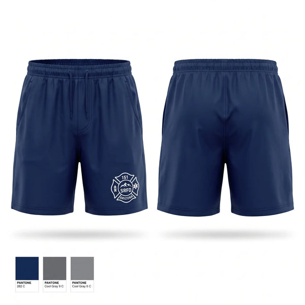 Athletic Shorts With Pockets, Station 151, Fire Department, Teamtime, Team time, sublimation, custom sports apparel, team uniforms, spirit wear, spiritwear, sports uniforms, custom shirts, team store, custom team store, fundraiser sports, apparel fundraiser