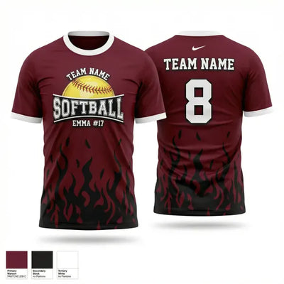 Hutch Tech Softball 52813975 Short Sleeve Performance Shirt - 2
