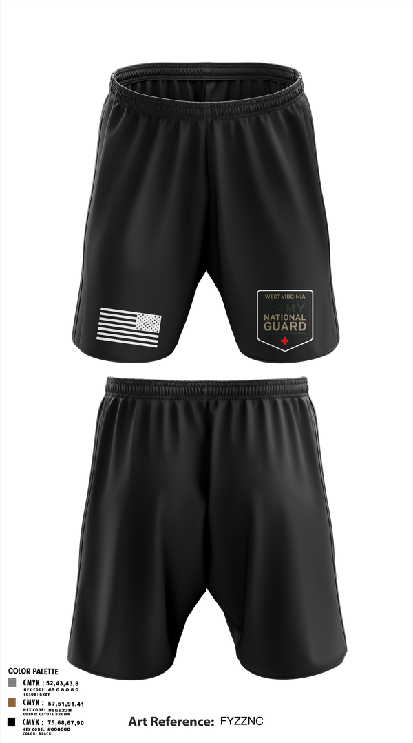 Athletic Shorts With Pockets, WV ARNG Med Det, , Teamtime, Team time, sublimation, custom sports apparel, team uniforms, spirit wear, spiritwear, sports uniforms, custom shirts, team store, custom team store, fundraiser sports, apparel fundraiser