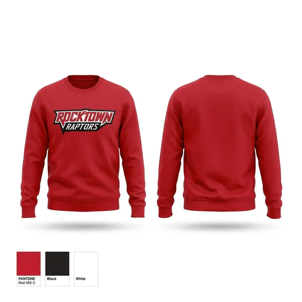 Crew Neck Sweatshirt, Rocktown High School Basketball, Men's Basketball, Teamtime, Team time, sublimation, custom sports apparel, team uniforms, spirit wear, spiritwear, sports uniforms, custom shirts, team store, custom team store, fundraiser sports, apparel fundraiser