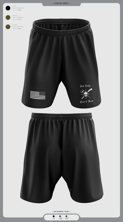 201st HMOD 51359683 Athletic Shorts With Pockets - 1