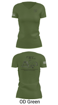 Naval Submarine Support Facility Women's Short Sleeve V-neck Shirt - 46