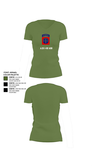 Womens Short Sleeve Vneck Shirt, A.Co 1-22 ASB, , Teamtime, Team time, sublimation, custom sports apparel, team uniforms, spirit wear, spiritwear, sports uniforms, custom shirts, team store, custom team store, fundraiser sports, apparel fundraiser