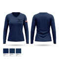 Soto Cano Fire Department Women's Long Sleeve V-neck Shirt - 1