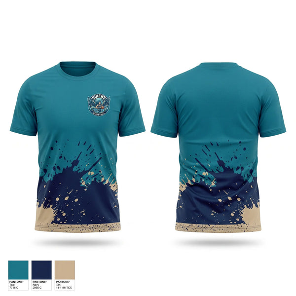 Soft Poly Tee Cotton Like Feel, Siren's Academy, Women's Basketball, Teamtime, Team time, sublimation, custom sports apparel, team uniforms, spirit wear, spiritwear, sports uniforms, custom shirts, team store, custom team store, fundraiser sports, apparel fundraiser