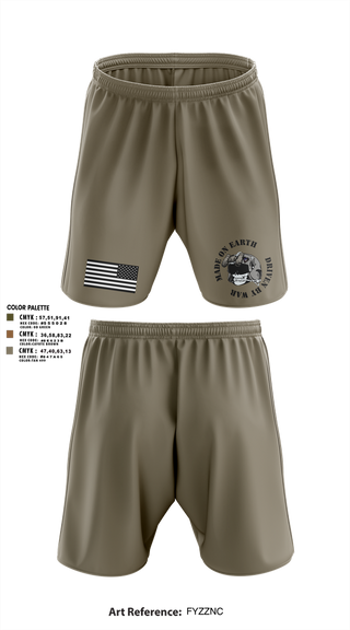 Athletic Shorts With Pockets, B/4-3 Assault Helicopter Battalion, , Teamtime, Team time, sublimation, custom sports apparel, team uniforms, spirit wear, spiritwear, sports uniforms, custom shirts, team store, custom team store, fundraiser sports, apparel fundraiser