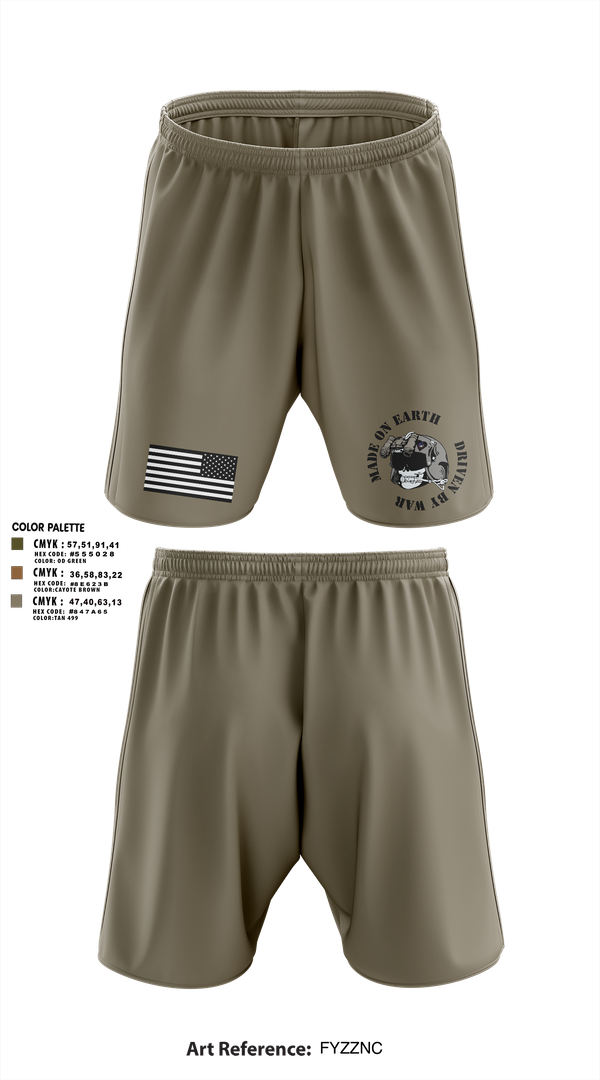 Athletic Shorts With Pockets, B/4-3 Assault Helicopter Battalion, , Teamtime, Team time, sublimation, custom sports apparel, team uniforms, spirit wear, spiritwear, sports uniforms, custom shirts, team store, custom team store, fundraiser sports, apparel fundraiser