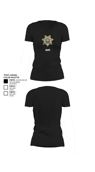 Womens Short Sleeve Vneck Shirt, Dapo, , Teamtime, Team time, sublimation, custom sports apparel, team uniforms, spirit wear, spiritwear, sports uniforms, custom shirts, team store, custom team store, fundraiser sports, apparel fundraiser
