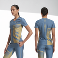 Philo High School Cross Country 92420827 Women's Short Sleeve V-neck Shirt - 1