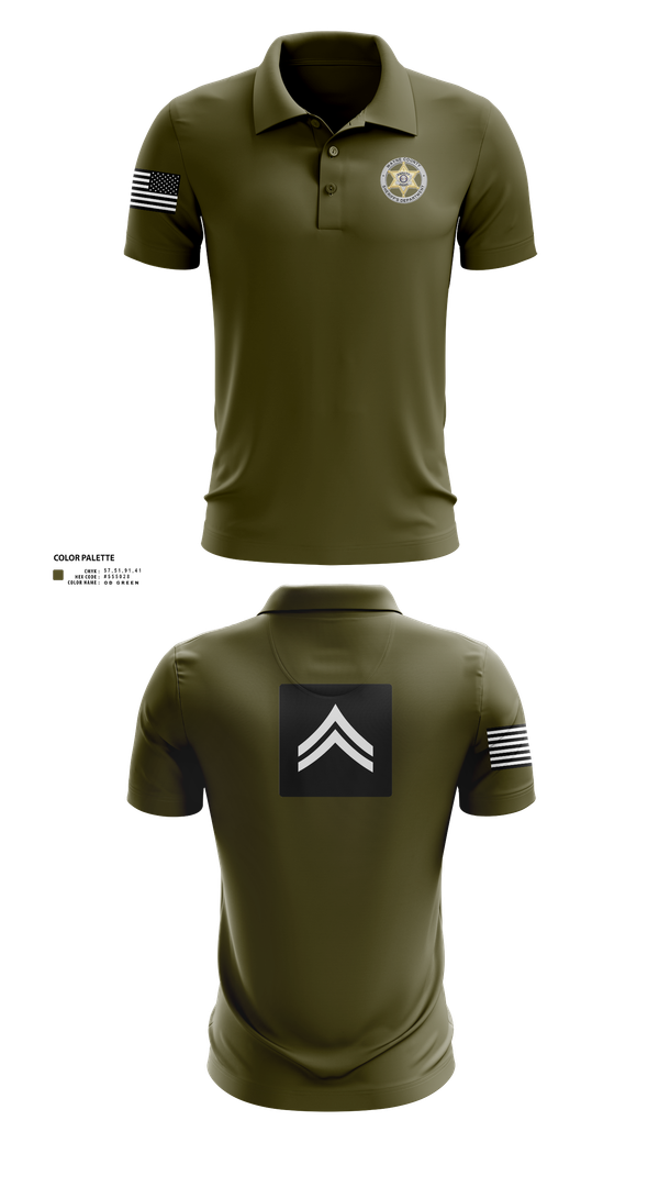 Short Sleeve Performance Polo, Wayne County Sheriff’s Department, Police, Teamtime, Team time, sublimation, custom sports apparel, team uniforms, spirit wear, spiritwear, sports uniforms, custom shirts, team store, custom team store, fundraiser sports, apparel fundraiser