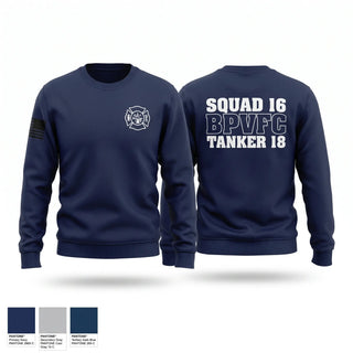 Crew Neck Sweatshirt, Morristown Fire Department, Fire Department, Teamtime, Team time, sublimation, custom sports apparel, team uniforms, spirit wear, spiritwear, sports uniforms, custom shirts, team store, custom team store, fundraiser sports, apparel fundraiser