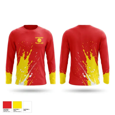 Palm Beach County Pickleball League 30850945 Long Sleeve Performance Shirt 1
