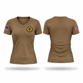 Womens Short Sleeve Vneck Shirt, WABASH COUNTY SHERIFF'S OFFICE, Police, Teamtime, Team time, sublimation, custom sports apparel, team uniforms, spirit wear, spiritwear, sports uniforms, custom shirts, team store, custom team store, fundraiser sports, apparel fundraiser