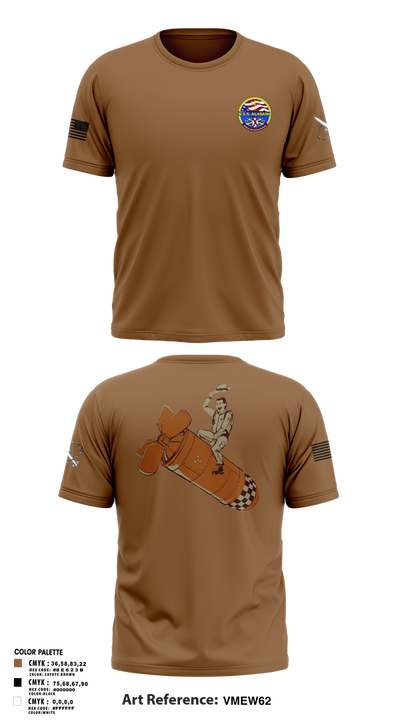 Missile Techs 24768628 Short Sleeve Performance Shirt - 104