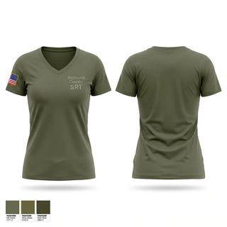 Womens Short Sleeve Vneck Shirt, Richland County SRT, Police, Teamtime, Team time, sublimation, custom sports apparel, team uniforms, spirit wear, spiritwear, sports uniforms, custom shirts, team store, custom team store, fundraiser sports, apparel fundraiser