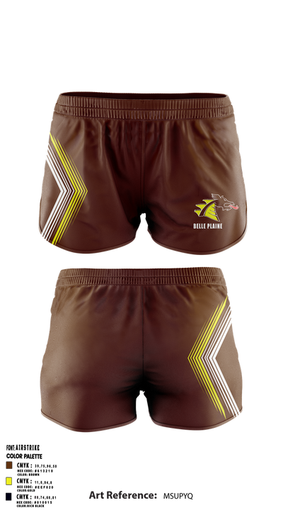 Belle Plaine High School 53594491 Ranger Panties - 1