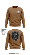 1-222 Aviation Regiment Crew Neck Sweatshirt - 8