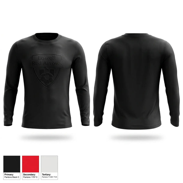 Long Sleeve Performance Shirt, Lowell Red Arrows, Men's Soccer, Teamtime, Team time, sublimation, custom sports apparel, team uniforms, spirit wear, spiritwear, sports uniforms, custom shirts, team store, custom team store, fundraiser sports, apparel fundraiser