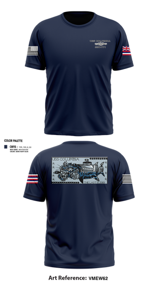 Short Sleeve Performance Shirt, USS Columbia, , Teamtime, Team time, sublimation, custom sports apparel, team uniforms, spirit wear, spiritwear, sports uniforms, custom shirts, team store, custom team store, fundraiser sports, apparel fundraiser