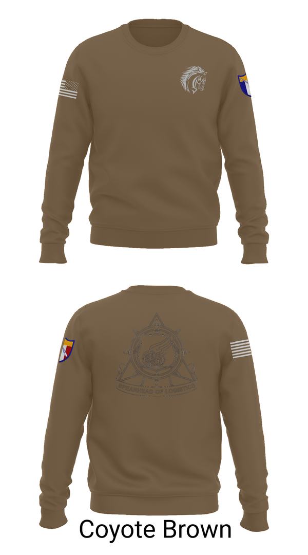 Crew Neck Sweatshirt, 2112th Transportation Company, , Teamtime, Team time, sublimation, custom sports apparel, team uniforms, spirit wear, spiritwear, sports uniforms, custom shirts, team store, custom team store, fundraiser sports, apparel fundraiser