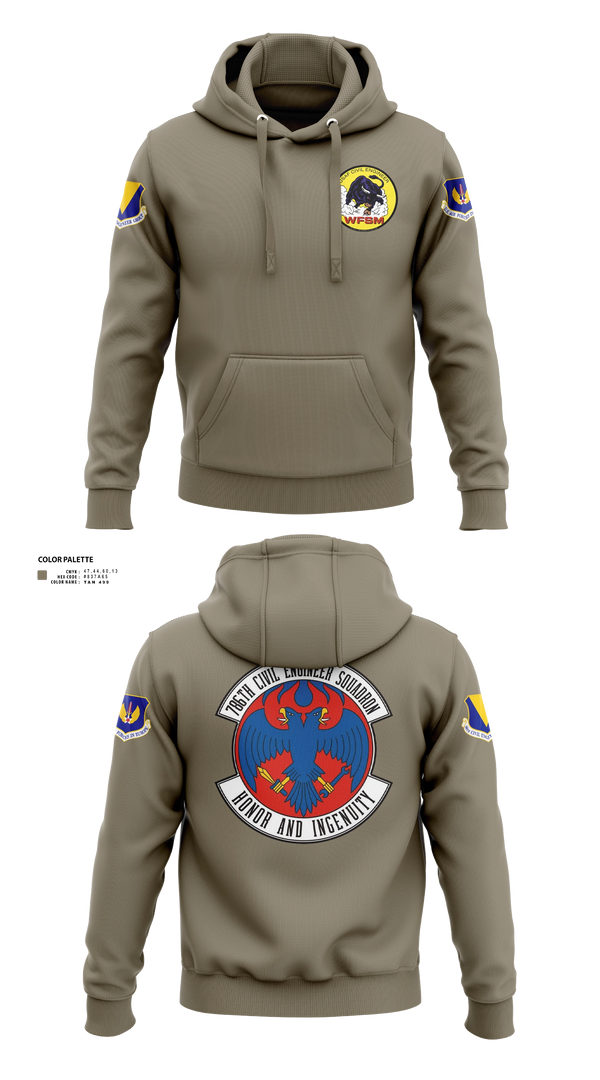 Hoodie, 786th CES, Air Force, Teamtime, Team time, sublimation, custom sports apparel, team uniforms, spirit wear, spiritwear, sports uniforms, custom shirts, team store, custom team store, fundraiser sports, apparel fundraiser