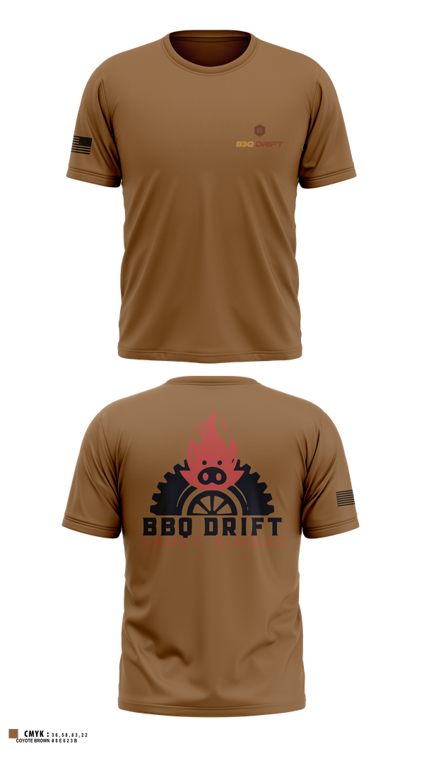 Old School Cotton Feel Shirt, BBQ Drift, , Teamtime, Team time, sublimation, custom sports apparel, team uniforms, spirit wear, spiritwear, sports uniforms, custom shirts, team store, custom team store, fundraiser sports, apparel fundraiser