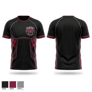 Soft Poly Tee Cotton Like Feel, Cougars, Men's Soccer, Teamtime, Team time, sublimation, custom sports apparel, team uniforms, spirit wear, spiritwear, sports uniforms, custom shirts, team store, custom team store, fundraiser sports, apparel fundraiser