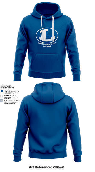 Lampasas Badgers BBYL 83590914 Hoodie - 2
