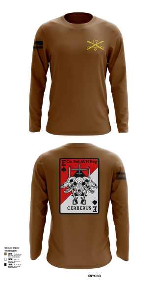 Long Sleeve Performance Shirt, E CO 3RD AVN REGT, , Teamtime, Team time, sublimation, custom sports apparel, team uniforms, spirit wear, spiritwear, sports uniforms, custom shirts, team store, custom team store, fundraiser sports, apparel fundraiser