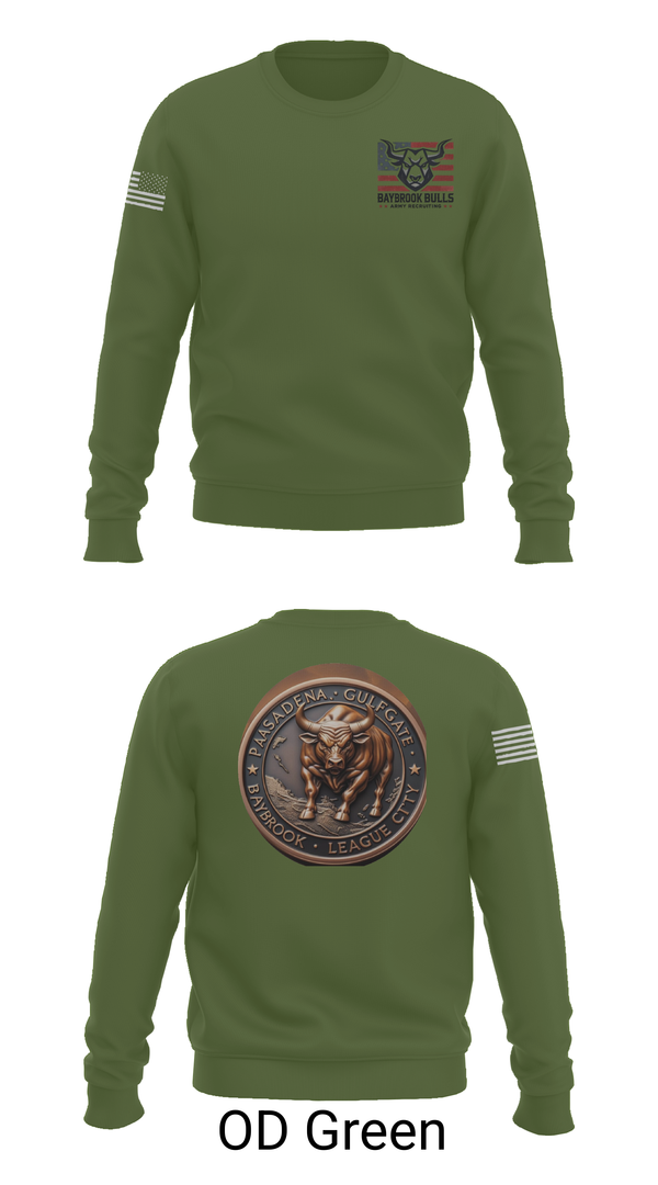 Crew Neck Sweatshirt, Baybrook Army Recruiting Company, , Teamtime, Team time, sublimation, custom sports apparel, team uniforms, spirit wear, spiritwear, sports uniforms, custom shirts, team store, custom team store, fundraiser sports, apparel fundraiser